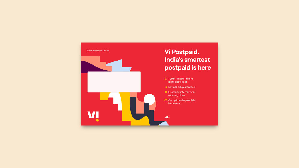 Customer bill envelope